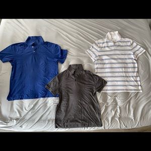 MEN'S BUSINESS CASUAL SHORT SLEEVE
POLO STYLED SHIRTS (Size Large)